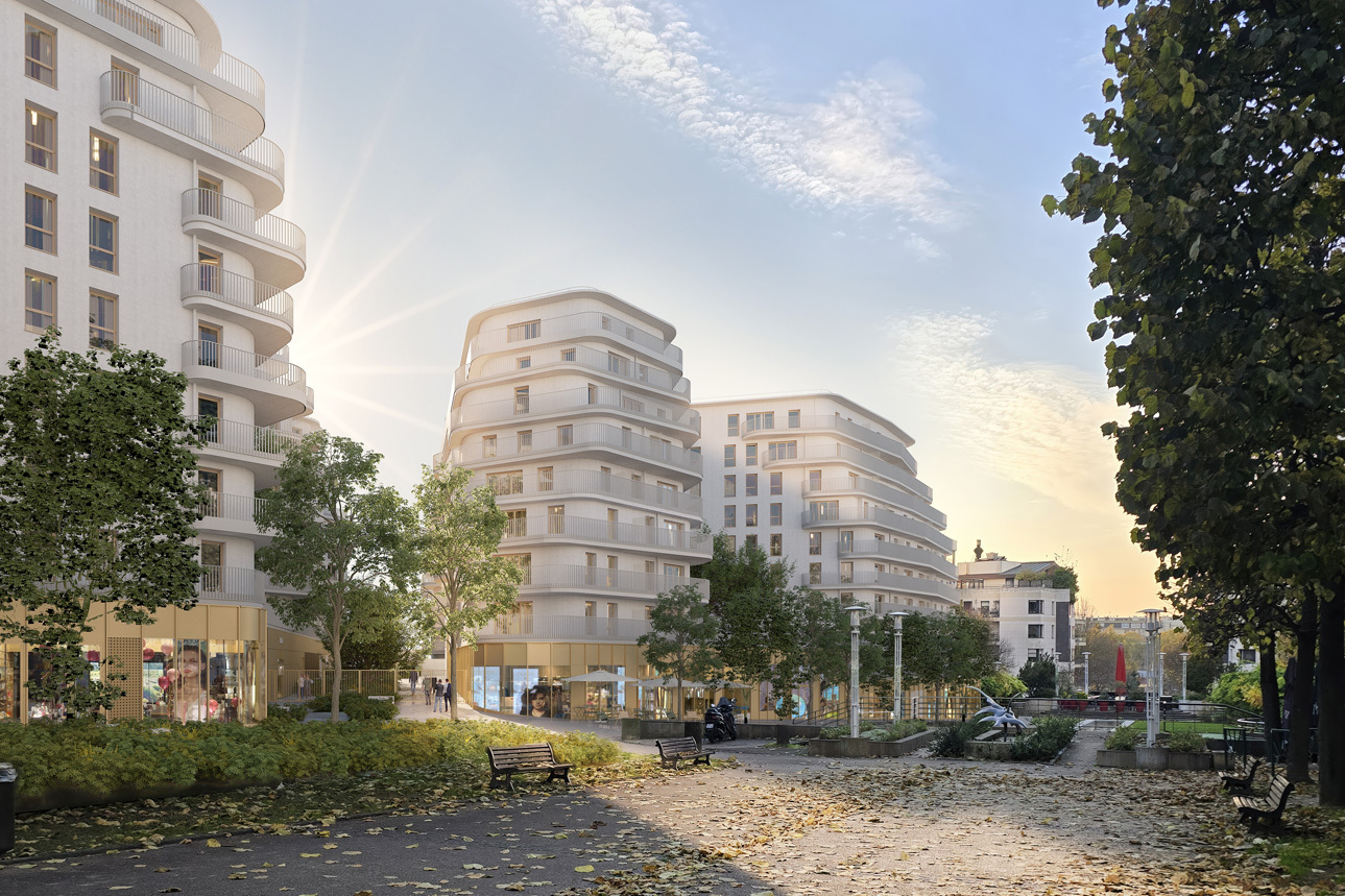Rueil-Malmaison, Gradins, Balcons, Réhabilitation, HGA – Hubert Godet Architectes