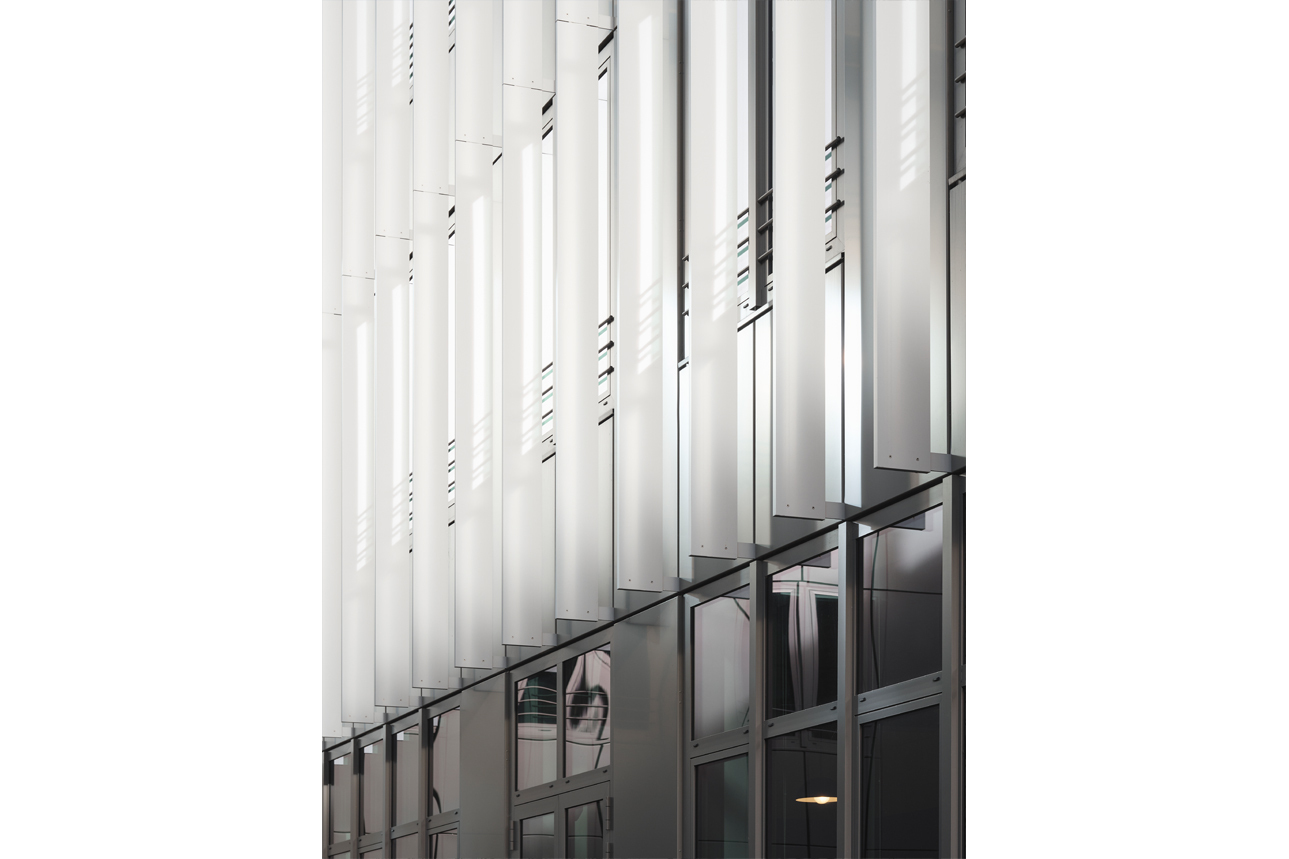 Trame de façade, Cassette aluminium, Malakoff, Caillebotis, Brise-soleil, HGA – Hubert Godet Architectes