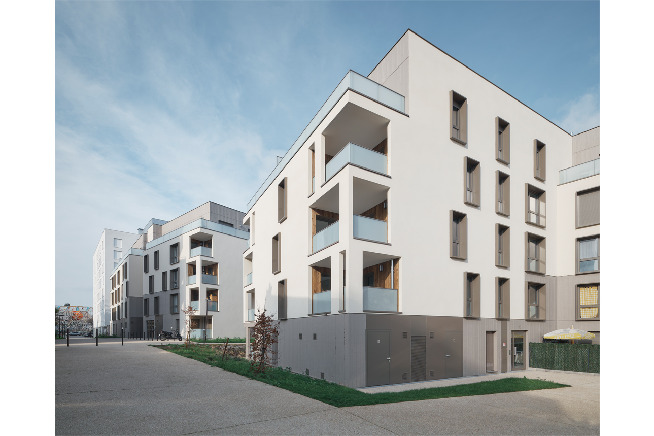Ivry-sur-Seine, logements, logements sociaux, loggias, terrasses, gradins, HGA – Hubert Godet Architectes