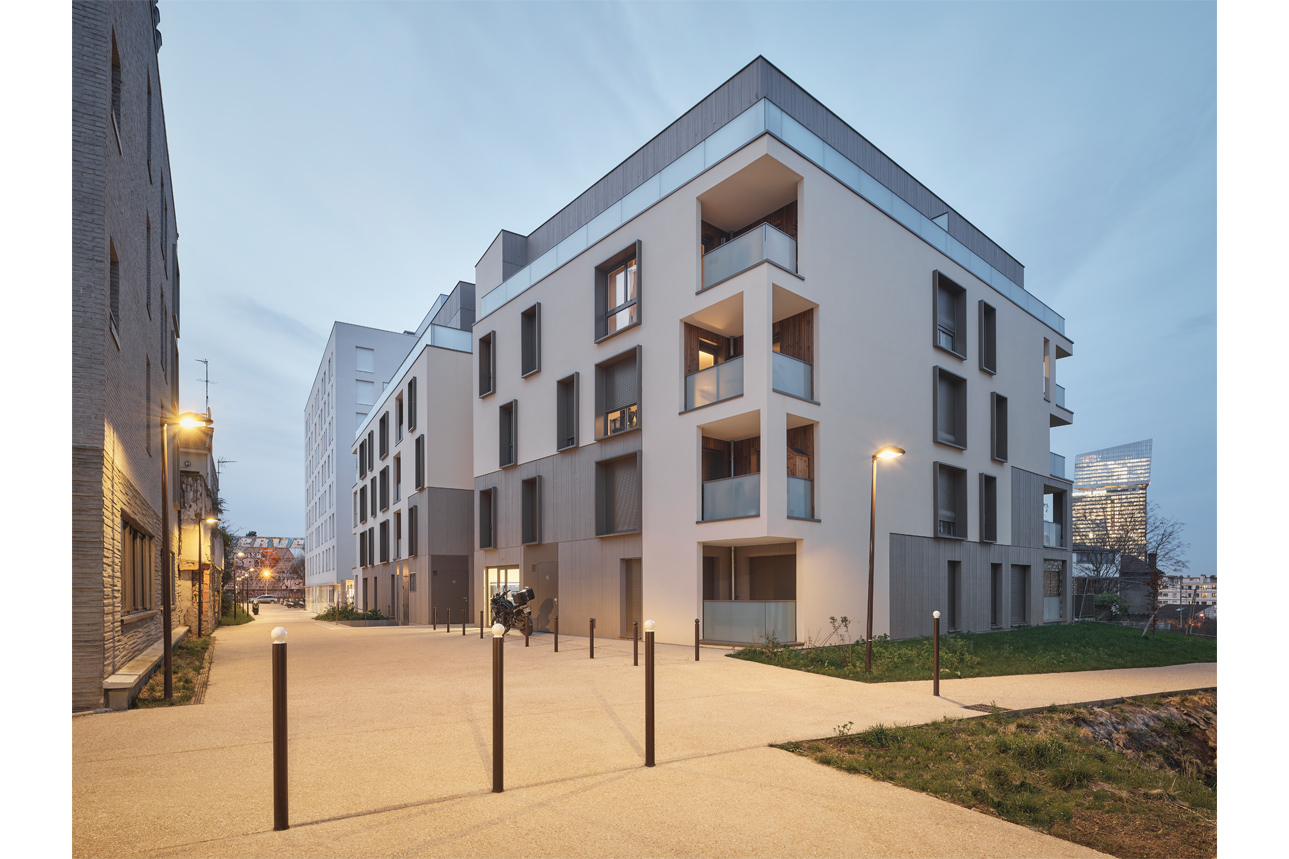 Ivry-sur-Seine, logements, logements sociaux, loggias, terrasses, gradins, HGA – Hubert Godet Architectes