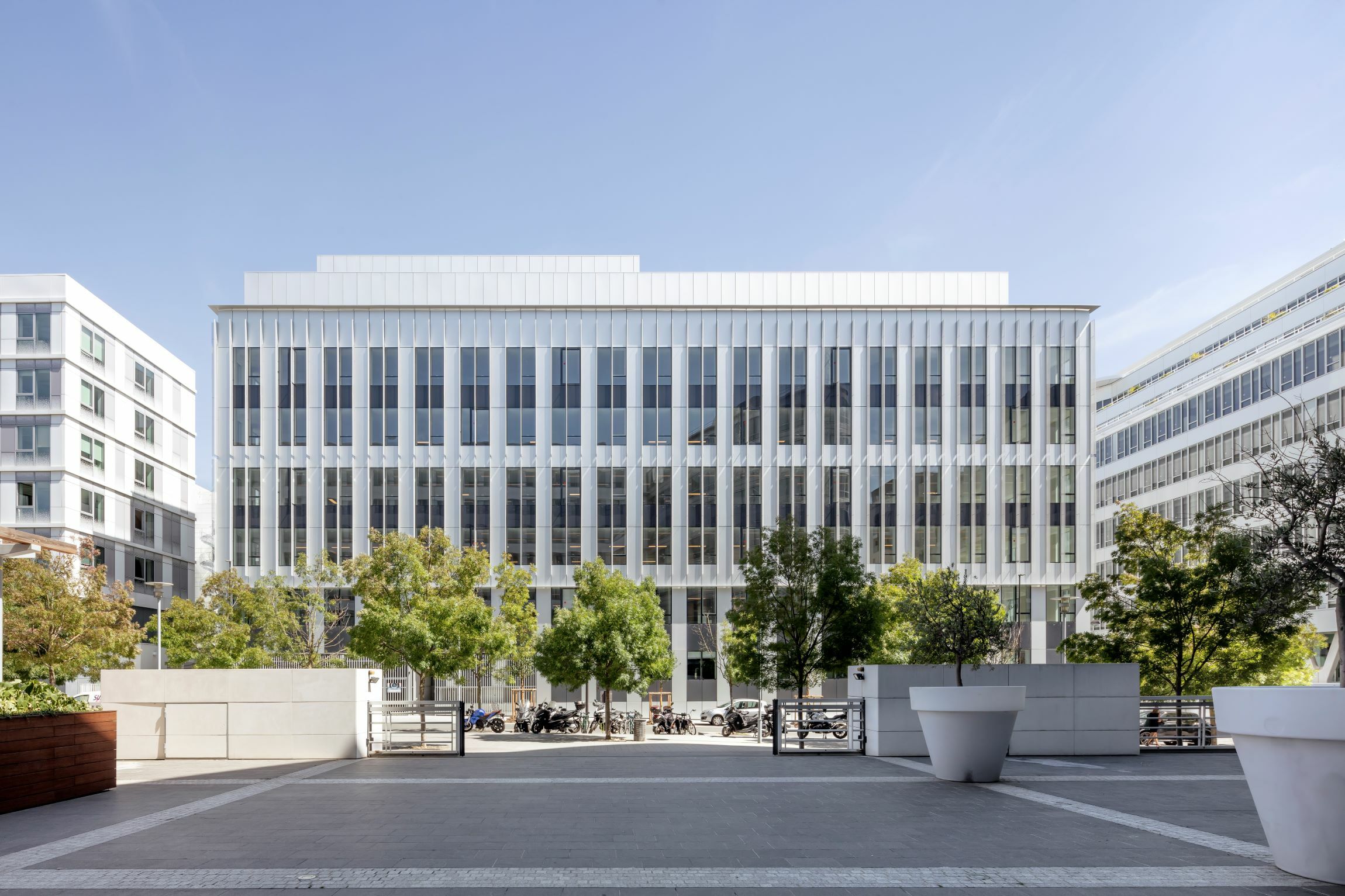 Trame de façade, Retrait, Terrasse, Rueil-Malmaison, HGA – Hubert Godet Architectes