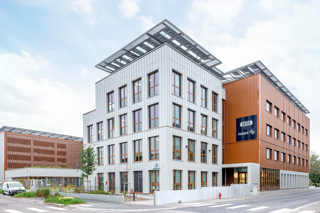 Siège régional d’Orange, Végétation grimpante, HGA – Hubert Godet Architectes
