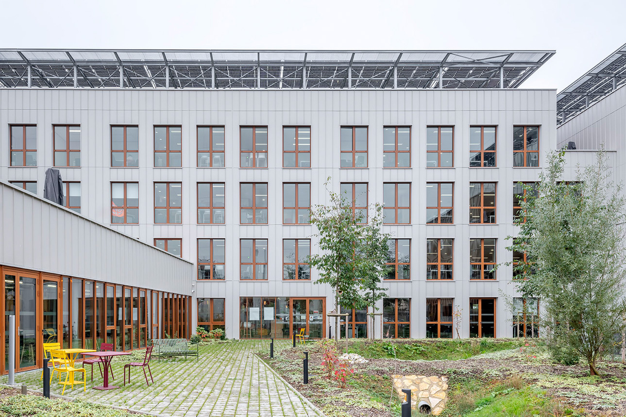Siège régional d’Orange, Végétation grimpante, HGA – Hubert Godet Architectes