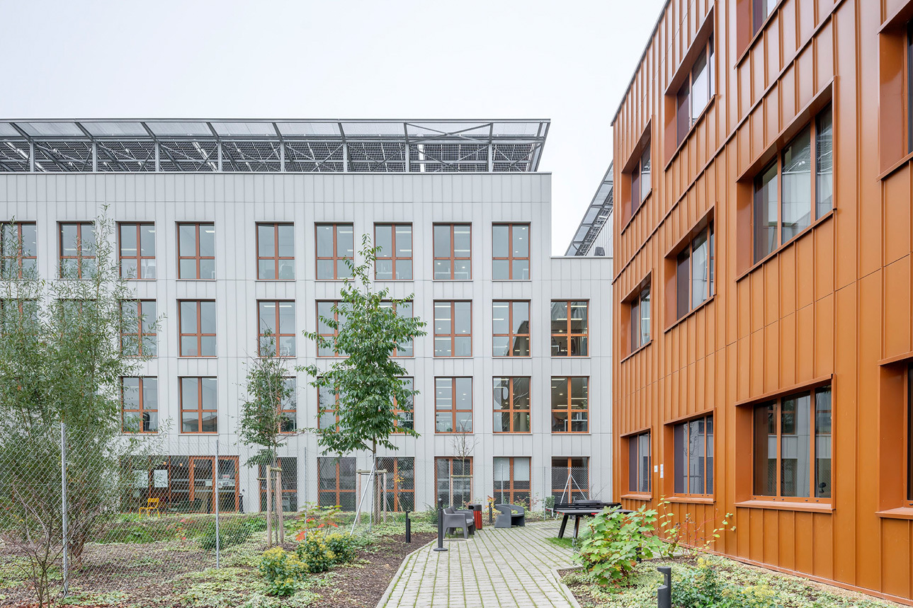 Siège régional d’Orange, Végétation grimpante, HGA – Hubert Godet Architectes
